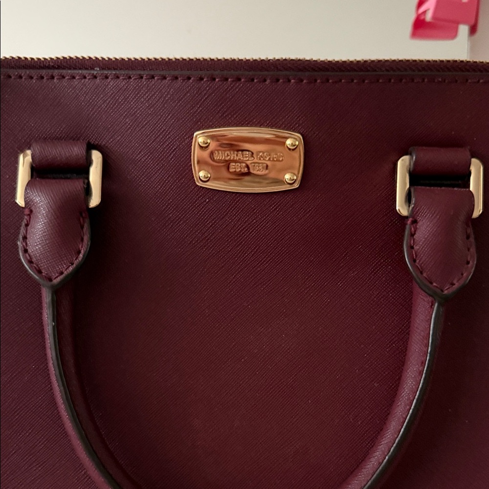 Michael Kors Deep Burgundy Satchel